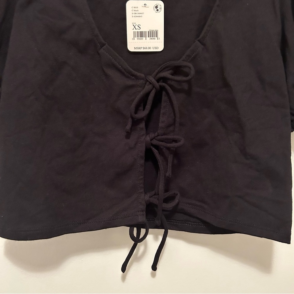Free People Black Crop Top - Picture 6 of 6